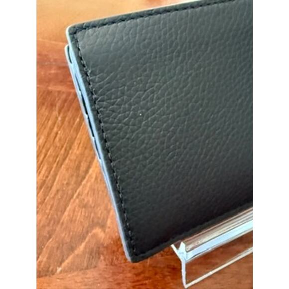 Retail $158 Michael Kors Black Leather BiFold Wallet*New with tags - Picture 3 of 9